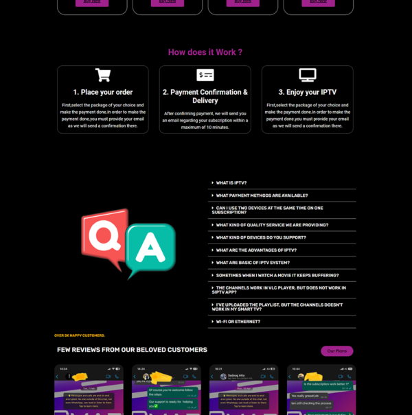 Black Template IPTV N02 - Sleek & Professional Dark Theme - Image 2