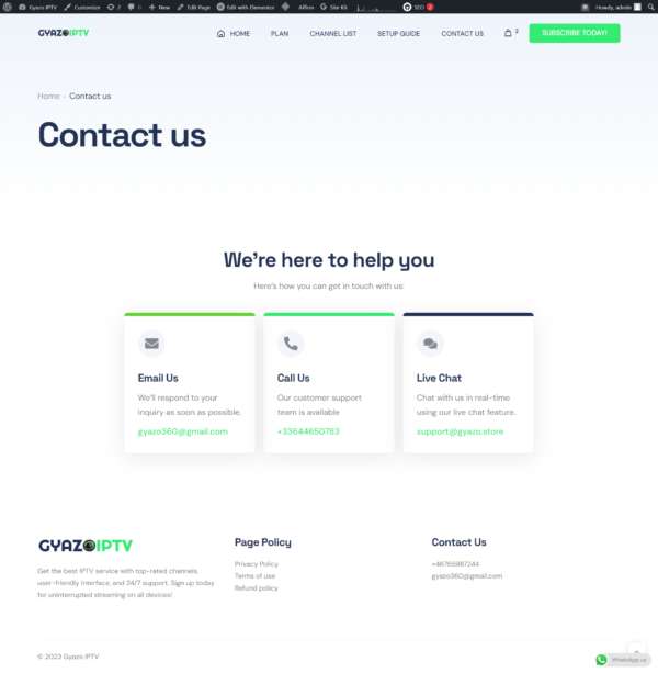 Gyazo Template IPTV - Modern & Responsive Store Design - Image 2